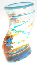 Load image into Gallery viewer, Liquid Motion Bubbler Blue Orange