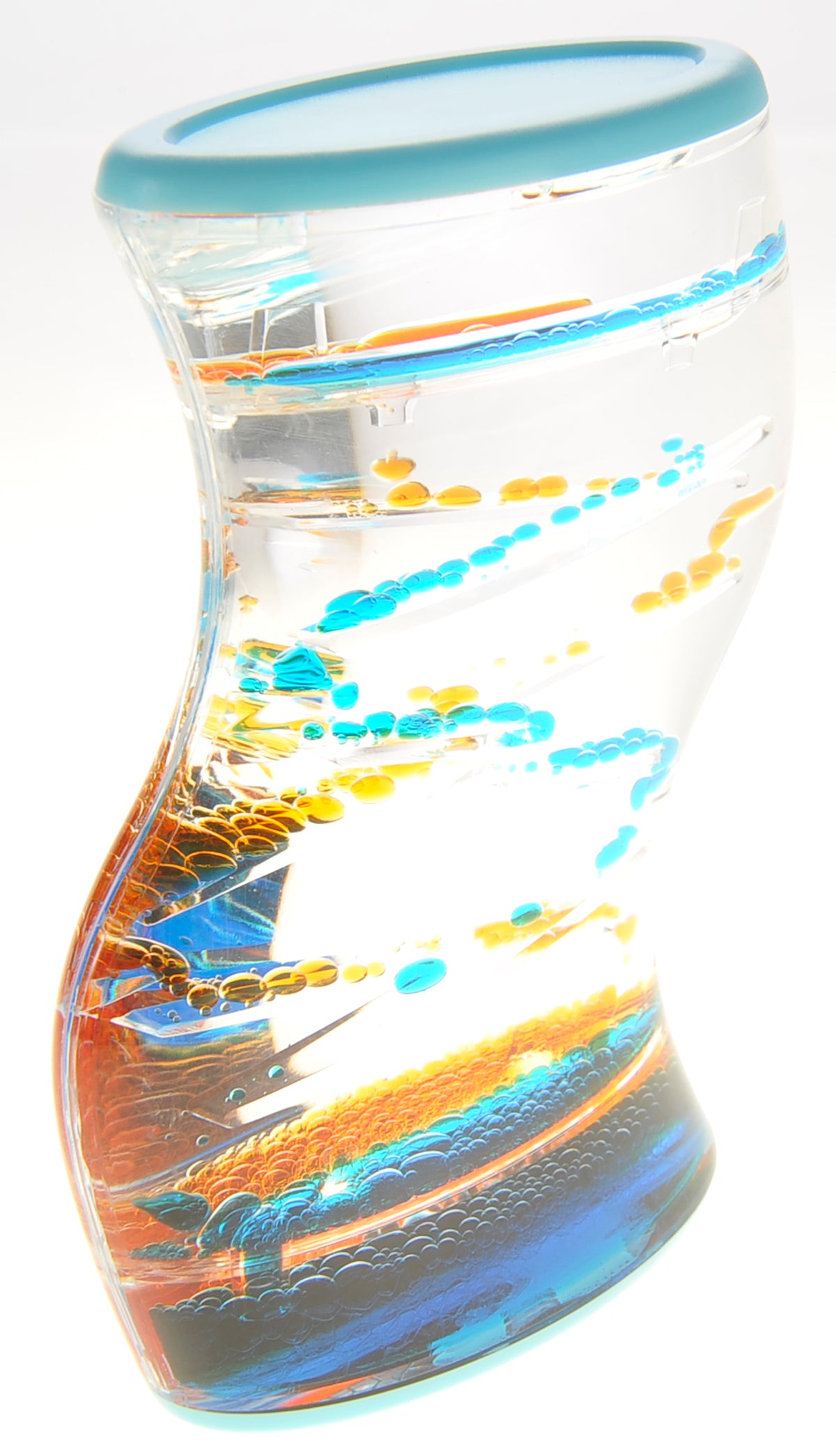 Liquid Motion Bubbler Blue Orange