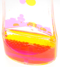 Load image into Gallery viewer, Liquid Motion Bubbler Yellow Pink