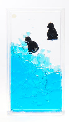 Liquid Penguin Paperweight - Mini