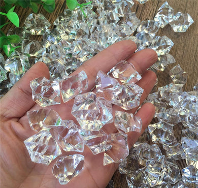 3 Lb Bag Of Acrylic Ice Rock Cubes For Table And Party Decoration