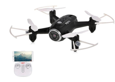 Syma X22W Wifi FPV Pocket Drone HD Camera (Black)