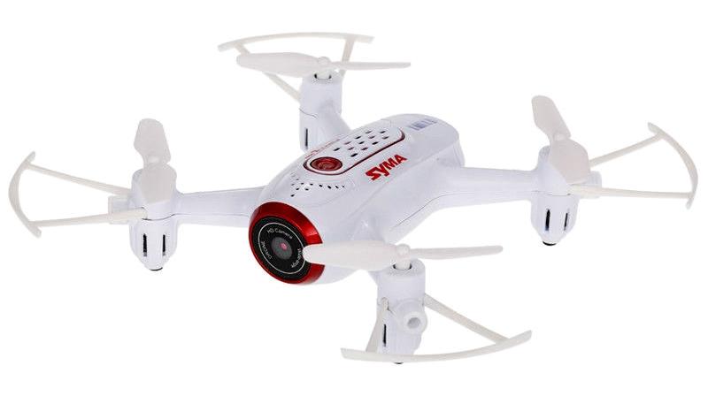 Syma X22W Wifi FPV Pocket Drone HD Camera (White)