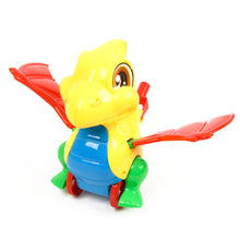 Load image into Gallery viewer, WonderPlay All About Action! Kids Push Dino - Yellow