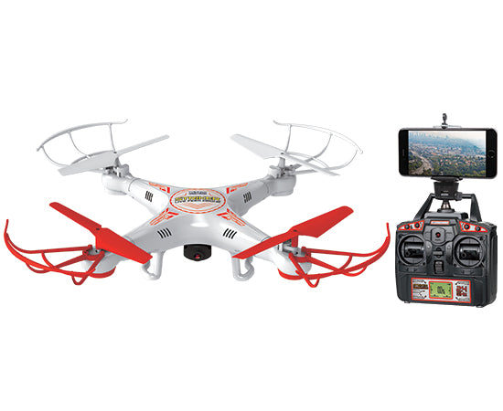 World Tech Toys Nemo 2.4GHz 4.5-Channel Camera R/C Spy Drone, Red 